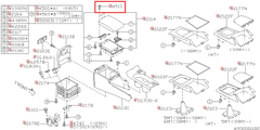 Subaru OEM Console Lid Screw Subaru WRX / STI 2002-2005, 2008-2010 | 045104160
