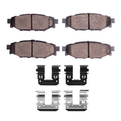 DFC Rear Active Performance Brake Pads & Hardware Kit Subaru BRZ 2013-2015 | 1115-1114-01