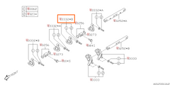 Subaru OEM Engine Rocker Arm Intake Subaru Baja 03-06 / Forester / Impreza / Legacy / Outback 99-05 | 13332AA011