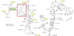 Subaru OEM Engine Coolant Hose Subaru Crosstrek Hybrid 2014-2016 | 14472AA420