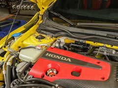PRL Motorsports Helix Air Oil Separator Silver Honda Civic FK8 2017-2021 | PRL.1053.1.SIL