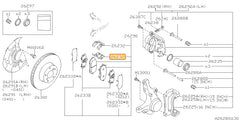 Subaru OEM Brake Pad Clip - Front (06-07 WRX) | 26232FA010