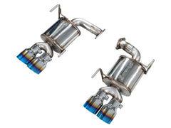 AWE Tuning Axle Back Touring Exhaust w/ Vapor Blue Tips Subaru WRX 2022-2026 | 3015-49424