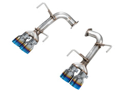 AWE Tuning Axle Back Track Edition Exhaust w/ Vapor Blue Tips Subaru WRX 2022-2026 | 3020-49424