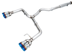 AWE Tuning Cat Back Track Edition Exhaust w/ Vapor Blue Tips Subaru WRX 2022-2026 | 3020-49979