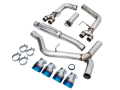 AWE Tuning Cat Back Track Edition Exhaust w/ Vapor Blue Tips Subaru WRX 2022-2026 | 3020-49979