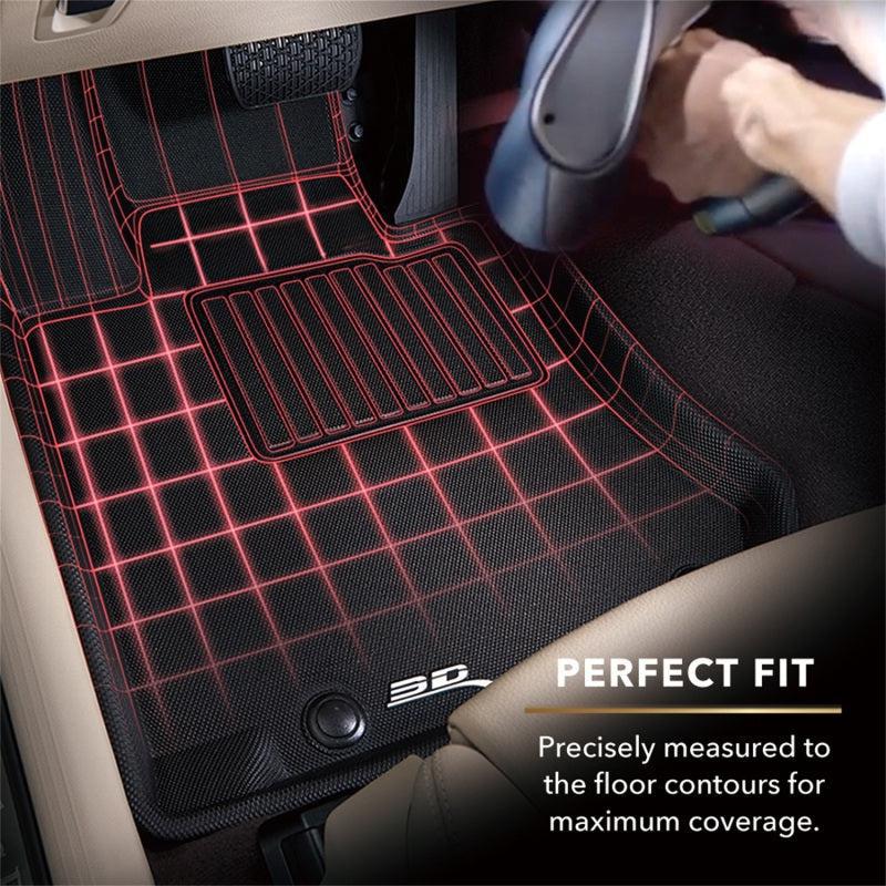 3D MAXider Kagu Black Floor Mats Row 2 Subaru WRX 2022-2026 | L1SB03621509