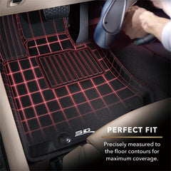 3D MAXider Kagu Black Floor Mats Row 2 Subaru WRX 2022-2026 | L1SB03621509