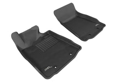 3D MAXpider Kagu Floor Mats Front Black Nissan 370Z 2009-2020 | L1NS03811509