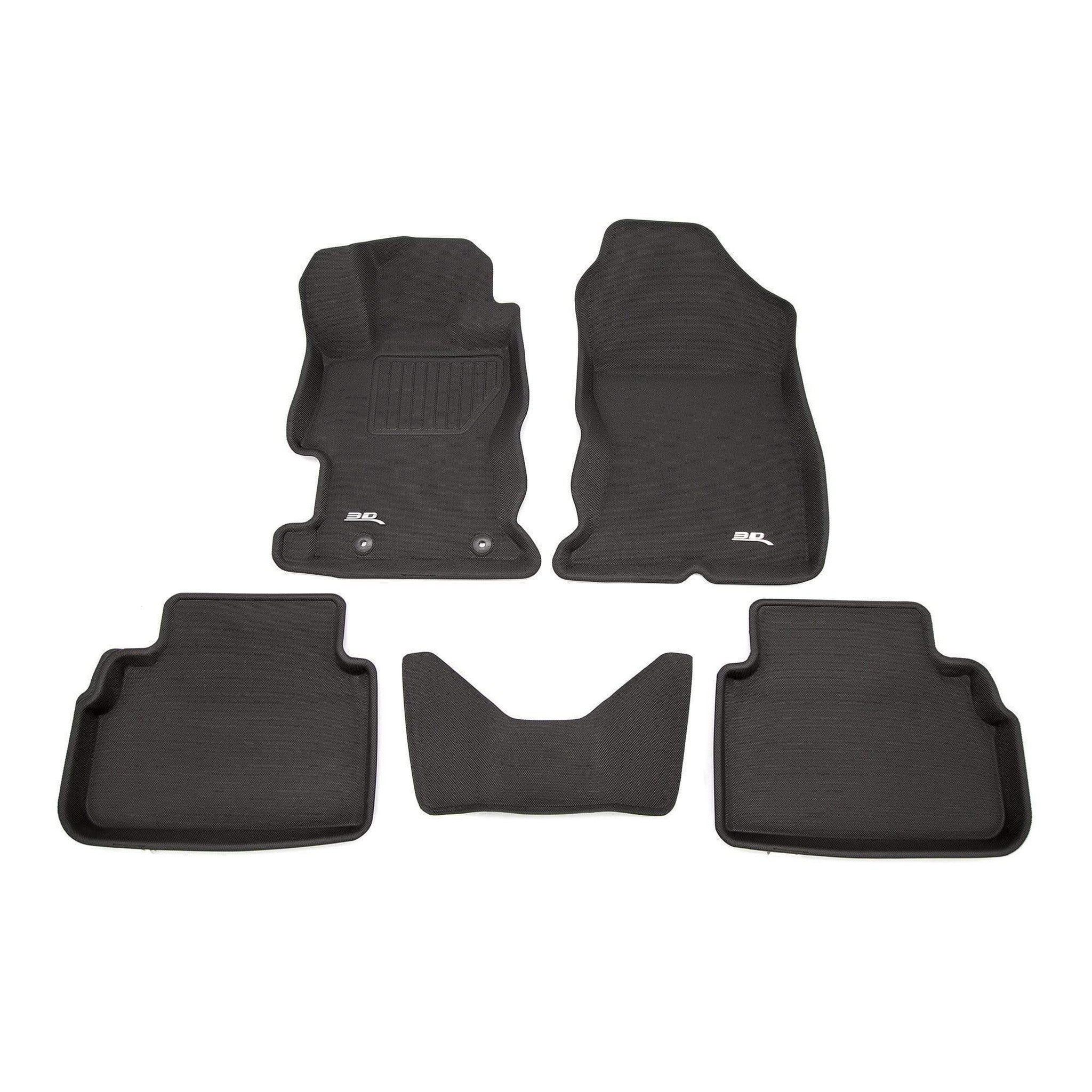 3D Maxpider Heavy Duty All Weather Front and Rear Floor Mats Subaru Impreza 17-22 / Crosstrek 18-22 | L1SB02201509