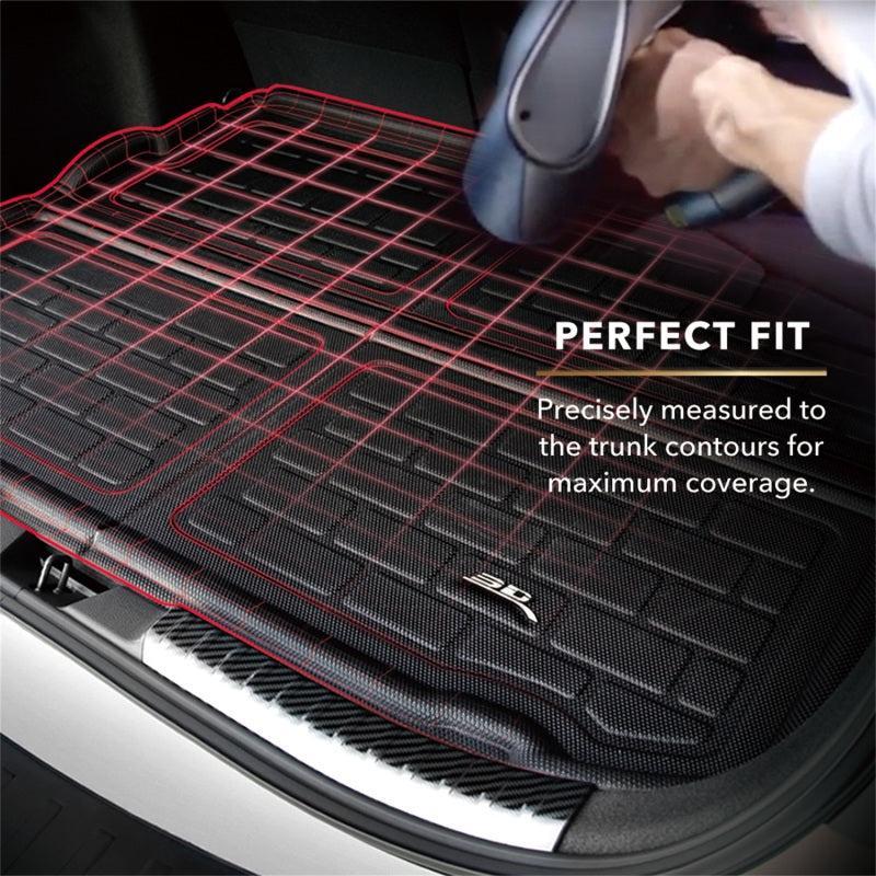 3D Maxpider Kagu Black Cross Fold Cargo Liner Subaru Forester 2019-2025 | M1SB0241309