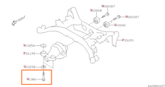 Subaru OEM Differential Assembly Bolt Subaru BRZ 2013-2027 | 41386CA000