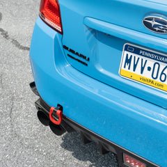 BilletWorkz Tow Hook Rear - Gloss Red Subaru WRX / STI 2018-2021 | BW-TOW-SUB-VA2-R-GRED
