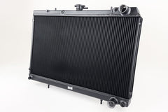 CSF High Performance Aluminum Radiator Black Nissan R32 GT-R / GTS 1989-1994 | 7229B