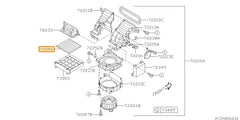 Subaru OEM In Cabin Air Filter | 72880XA00A