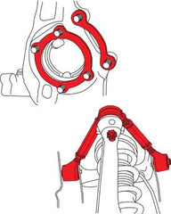 SPC Performance Adjustable Front Control Arms Nissan 350Z 2003-2009 / Infiniti G35 2003-2007 | 73000