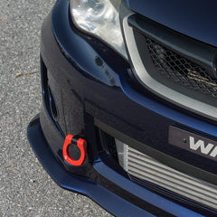 BilletWorkz Tow Hook Front - Gloss Red Subaru WRX / STI 2008-2014 | BW-TOW-SUB-GR-F-GRED