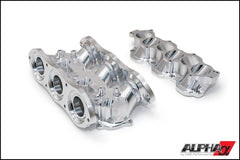 AMS Performance Alpha Carbon/Billet Intake Manifold w/Secondary Fuel Rail Nissan GT-R 2009-2021 | ALP.07.08.0101-2