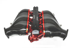 AMS Performance Alpha Carbon/Billet Intake Manifold w/Secondary Fuel Rail Nissan GT-R 2009-2021 | ALP.07.08.0101-2