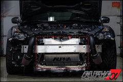 AMS Performance Alpha Race Front Mount Intercooler w/Logo Nissan GT-R 2009-2021 | ALP.07.09.0008-1