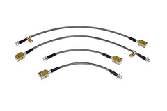 AMS Performance Alpha Short Route Style Stainless Steel Brake Lines Nissan GT-R 2009-2021 | ALP.07.01.0001-2