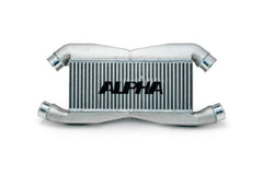 AMS Performance Replacement Alpha Front Mount Intercooler for IC Piping w/Logo Nissan GT-R 2009-2021 | ALP.07.09.0007-1