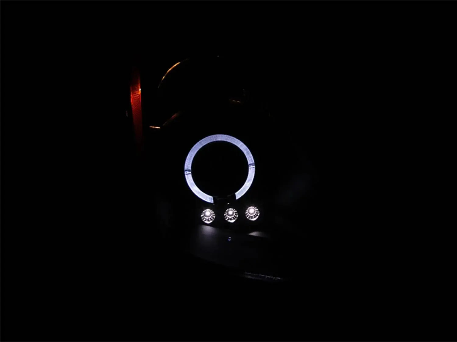 ANZO LED Projector Headlights w/ Halo Black Nissan 350Z 2003-2005 | 121444