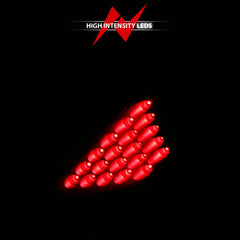 ANZO LED Taillights Black Nissan 350Z 2003-2005 | 321099
