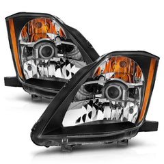 ANZO Projector Headlights Black Nissan 350Z 2003-2005 | 121108