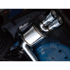 AWE Touring Edition Cat Back Exhaust Chrome Silver Quad Tips Subaru WRX 2022-2026 | 3015-42979