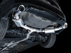AWE Tuning Cat Back Touring Exhaust Dual Chrome Silver Tip Honda Civic Si 2022-2026 | 3015-32331