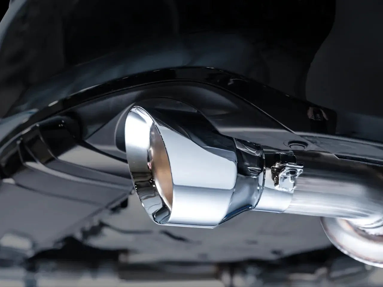 AWE Tuning Cat Back Touring Exhaust Dual Chrome Silver Tip Honda Civic Si 2022-2026 | 3015-32331