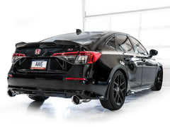 AWE Tuning Cat Back Touring Exhaust Dual Chrome Silver Tip Honda Civic Si 2022-2026 | 3015-32331