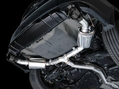 AWE Tuning Cat Back Touring Exhaust Dual Diamond Black Tips Honda Civic Si 2022-2026 | 3015-33331