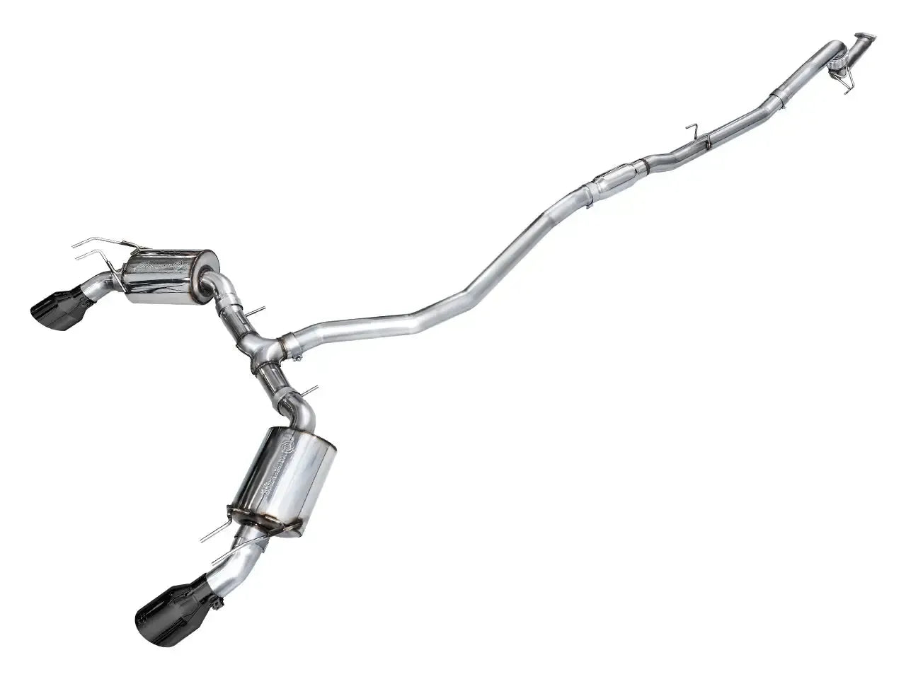 AWE Tuning Cat Back Touring Exhaust Dual Diamond Black Tips Honda Civic Si 2022-2026 | 3015-33331