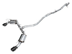 AWE Tuning Cat Back Touring Exhaust Dual Diamond Black Tips Honda Civic Si 2022-2026 | 3015-33331