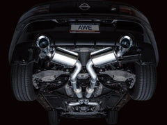 AWE Tuning Cat Back Touring Exhaust w/ Chrome Silver Tips Nissan Z 2023-2025 | 3015-32400