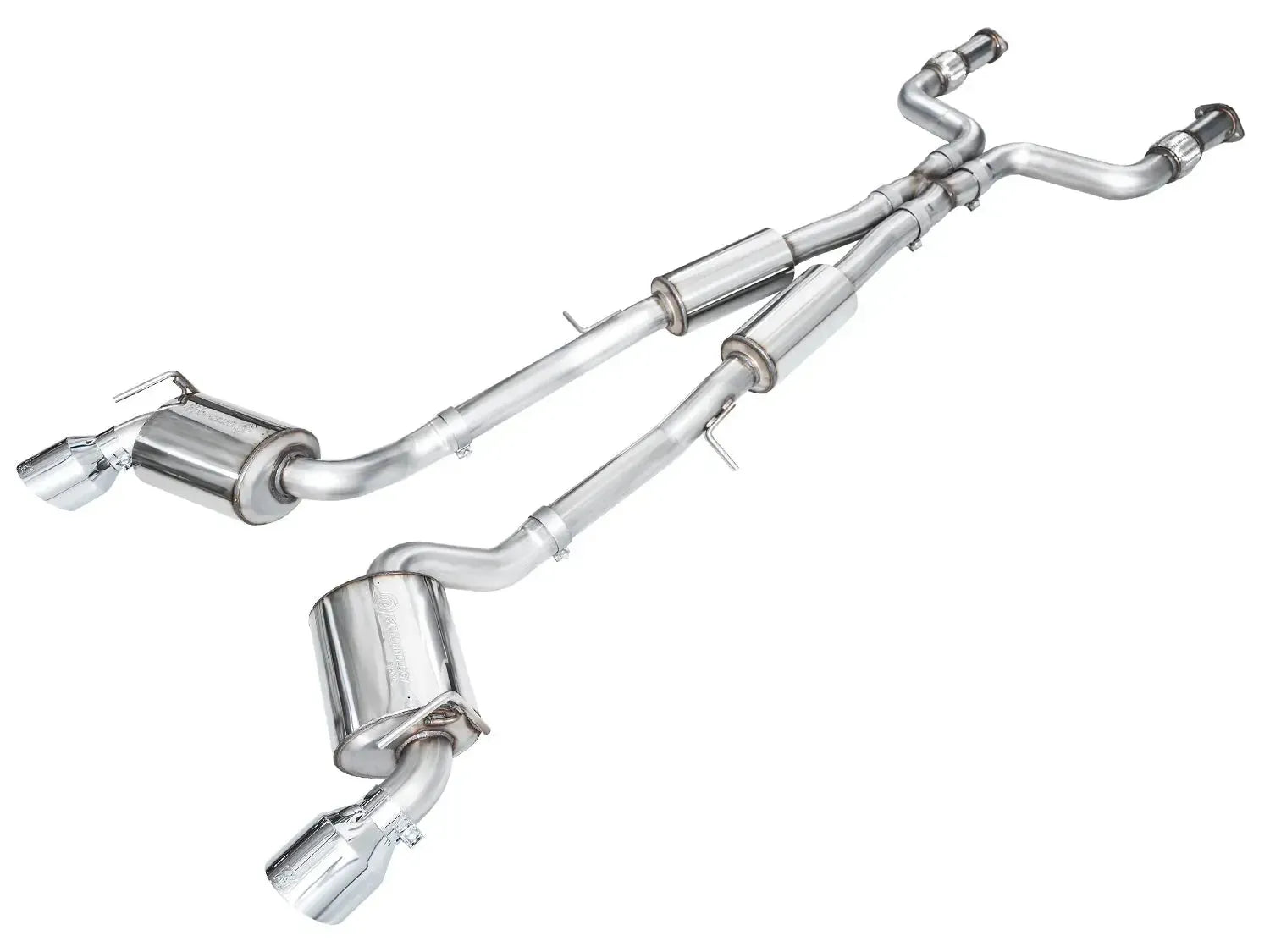 AWE Tuning Cat Back Touring Exhaust w/ Chrome Silver Tips Nissan Z 2023-2025 | 3015-32400