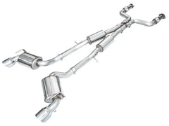 AWE Tuning Cat Back Touring Exhaust w/ Chrome Silver Tips Nissan Z 2023-2025 | 3015-32400