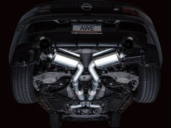 AWE Tuning Cat Back Touring Exhaust w/ Diamond Black Tips Nissan Z 2023-2025 | 3015-33400