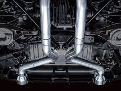 AWE Tuning Cat Back Track Edition Exhaust w/ Chrome Silver Tips Nissan Z 2023-2025 | 3020-32400