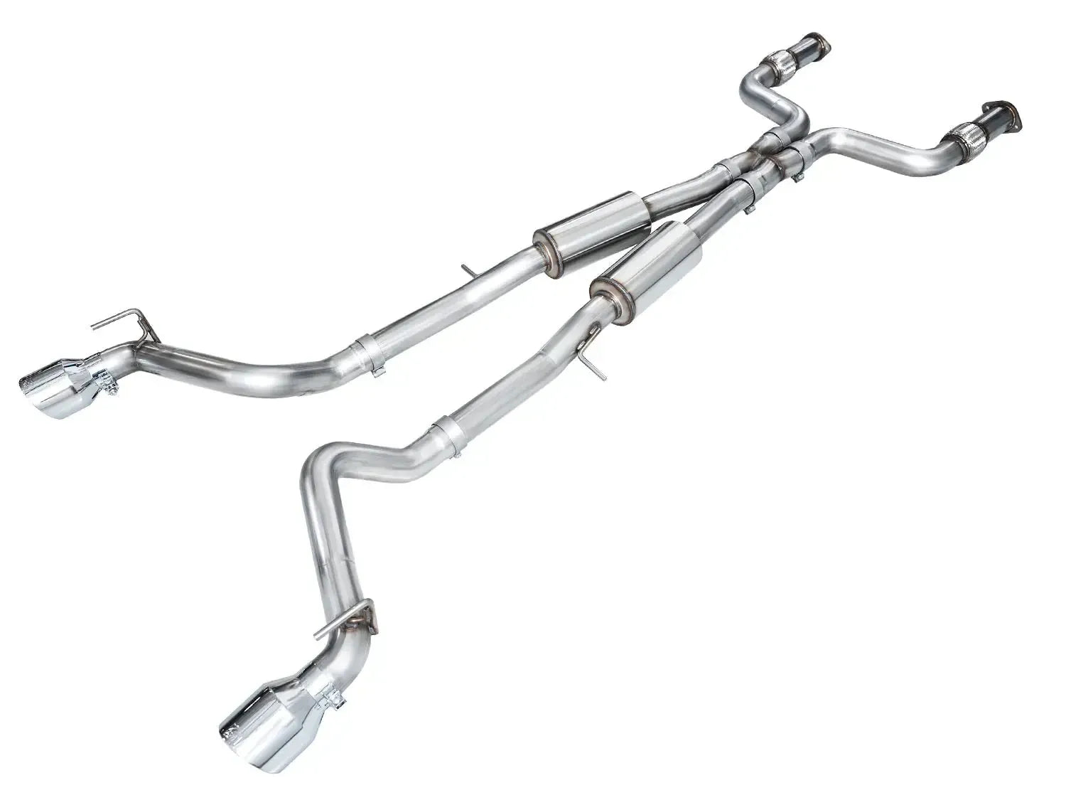 AWE Tuning Cat Back Track Edition Exhaust w/ Chrome Silver Tips Nissan Z 2023-2025 | 3020-32400