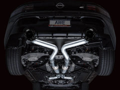 AWE Tuning Cat Back Track Edition Exhaust w/ Diamond Black Tips Nissan Z 2023-2025 | 3020-33400
