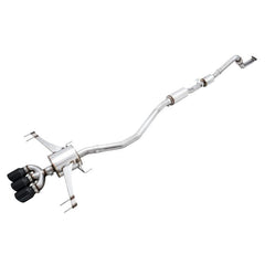 AWE Tuning Touring Edition Cat Back Exhaust w/ Black Tips Honda Civic Type R 2017-2021 | 3015-43000