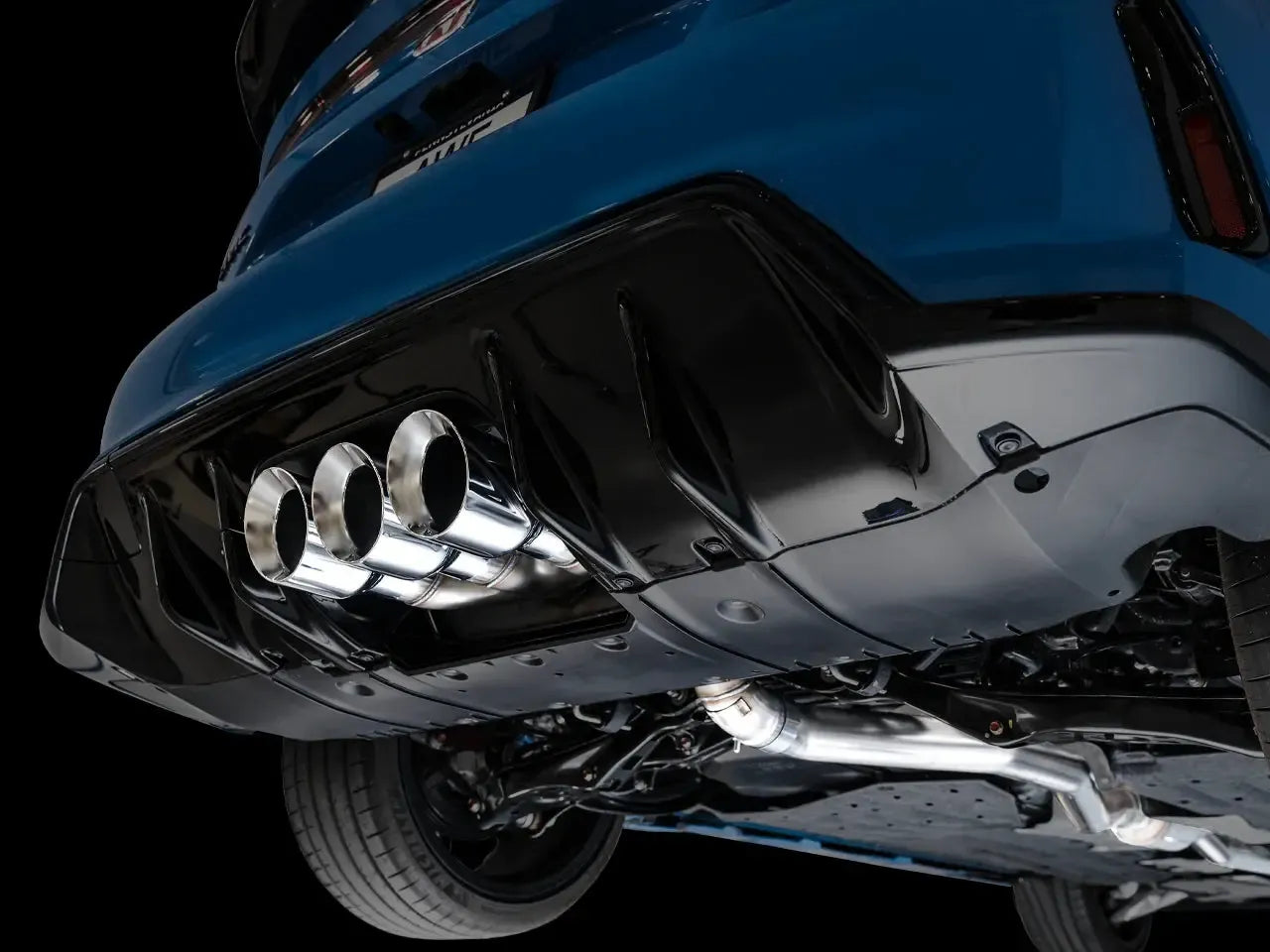 AWE Tuning Touring Edition Cat Back Exhaust w/ Triple Chrome Silver Tips Honda Civic Type R 2023-2025 | 3015-52287