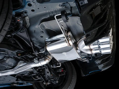 AWE Tuning Touring Edition Cat Back Exhaust w/ Triple Chrome Silver Tips Honda Civic Type R 2023-2025 | 3015-52287