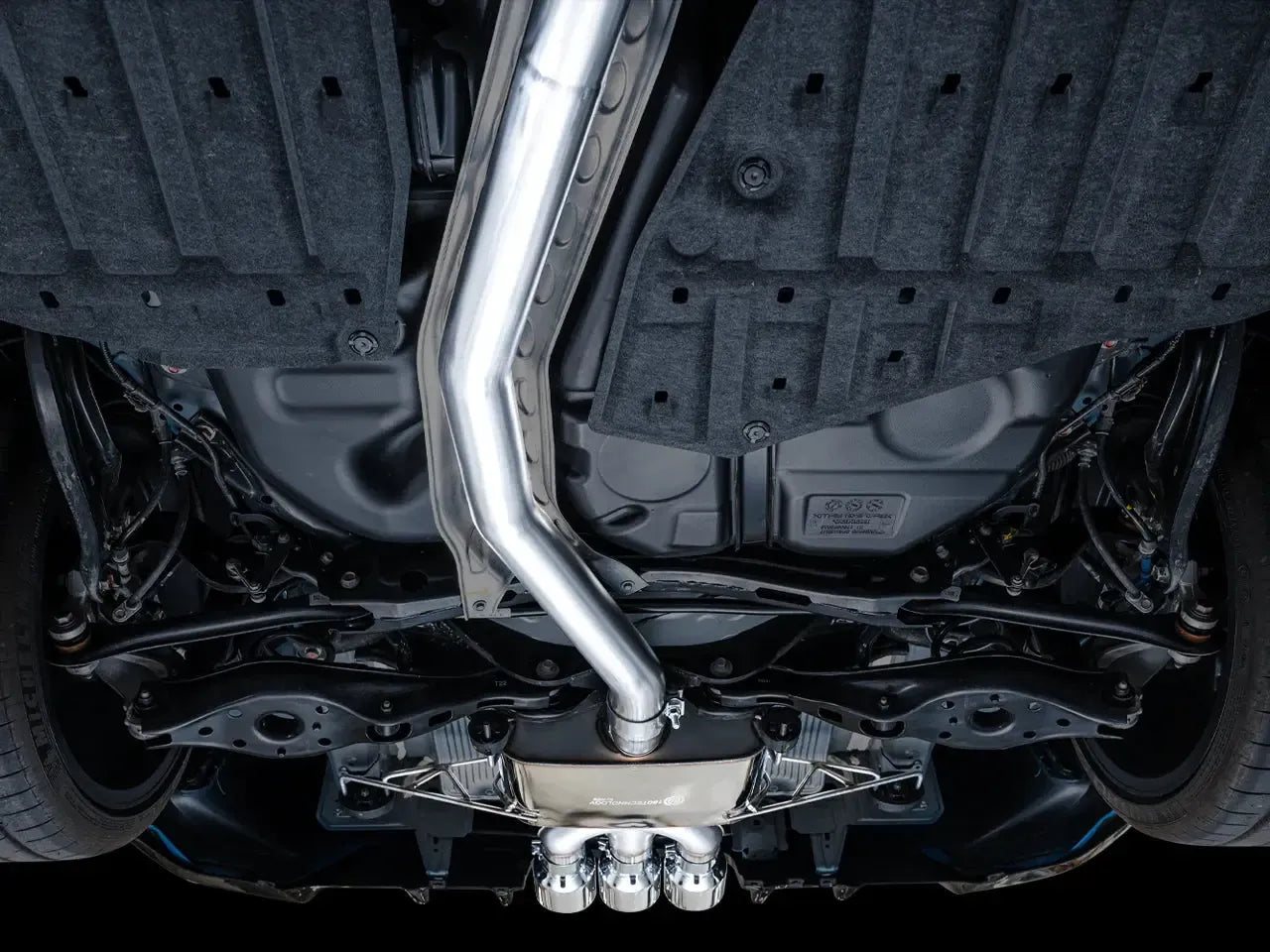 AWE Tuning Touring Edition Cat Back Exhaust w/ Triple Chrome Silver Tips Honda Civic Type R 2023-2025 | 3015-52287