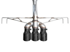 AWE Tuning Track Edition Cat Back Exhaust w/ Triple Diamond Black Tips Honda Civic Type R 2023-2025 | 3020-53287