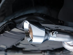 AWE Tuning Track Edition Catback Exhaust Dual Chrome Silver Tips Honda Civic Si 2022-2026 | 3020-32331