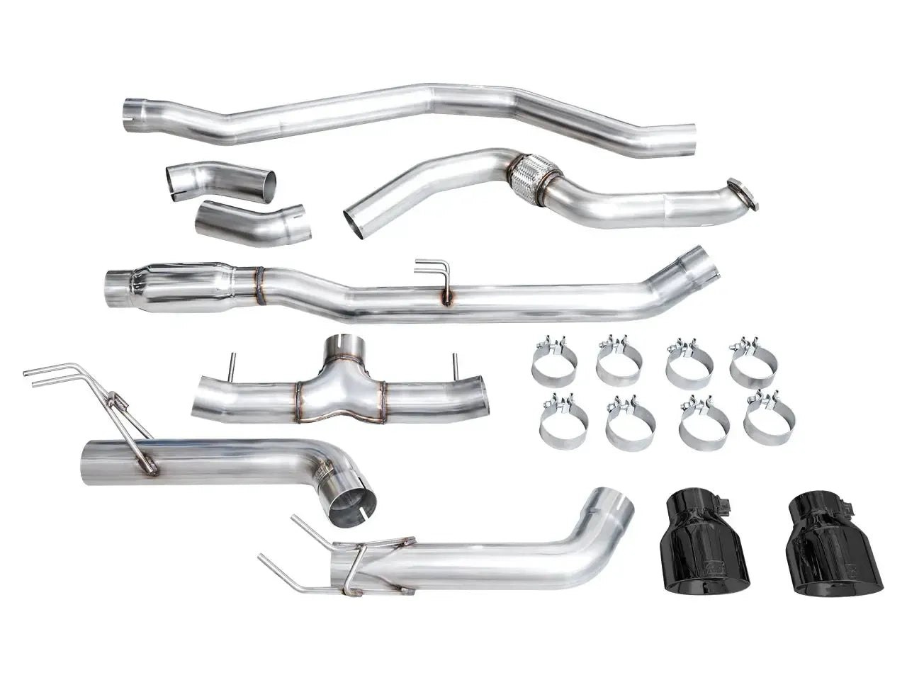 AWE Tuning Track Edition Catback Exhaust Dual Diamond Black Tips Honda Civic Si 2022-2026 | 3020-33331